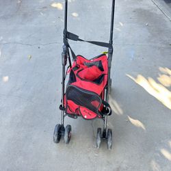 Pet Stroller Red $30