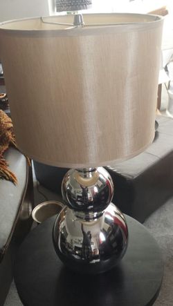 Platinum Silver Lamp I