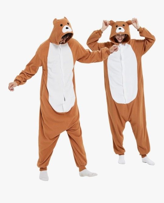 Onesie Adult Costume Animal Pajamas Halloween Cosplay Sleepwear for Women/Men