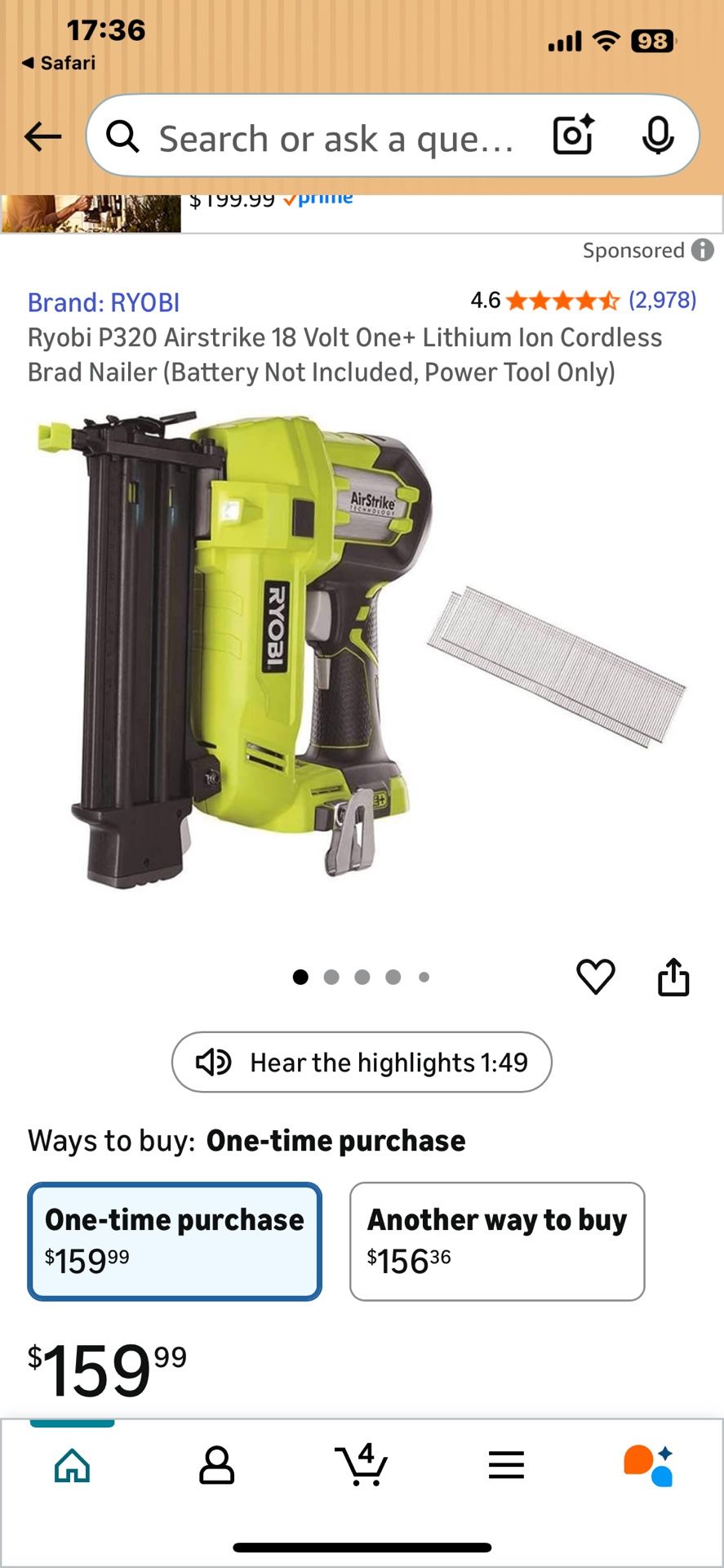 ryobi p320 airstrike