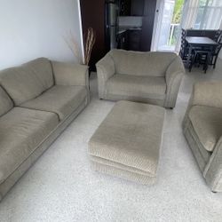 Sofa Set With Sleepers (Full And Single ) Free