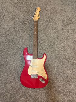 Squier Stratocaster Electric Guitar Red