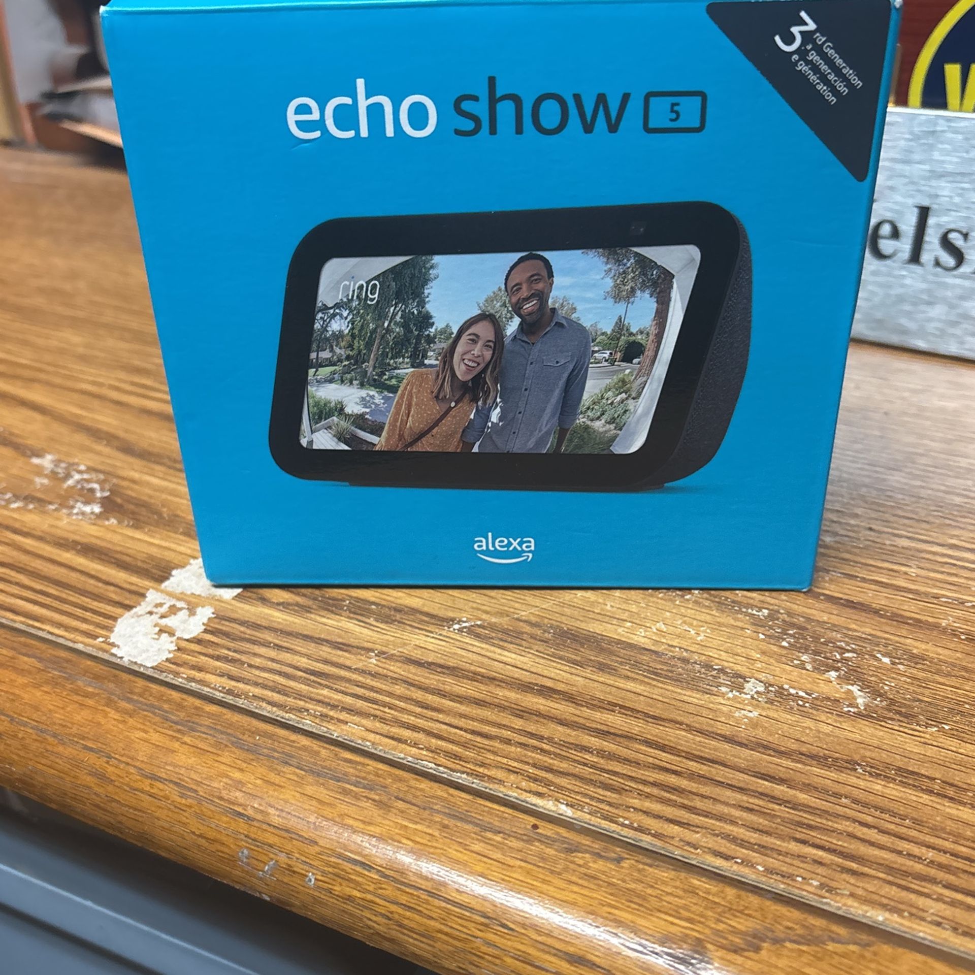 A brand new echo show third generation brand new