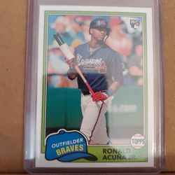 Ronald Acuna Jr RC Rookie 2018