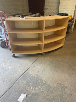 Book shelf on wheels