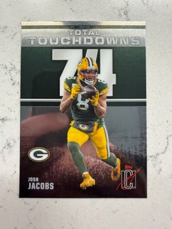 2025 Topps Signature Class Zone Out Total Touchdowns ZO-12 Josh Jacobs Packers