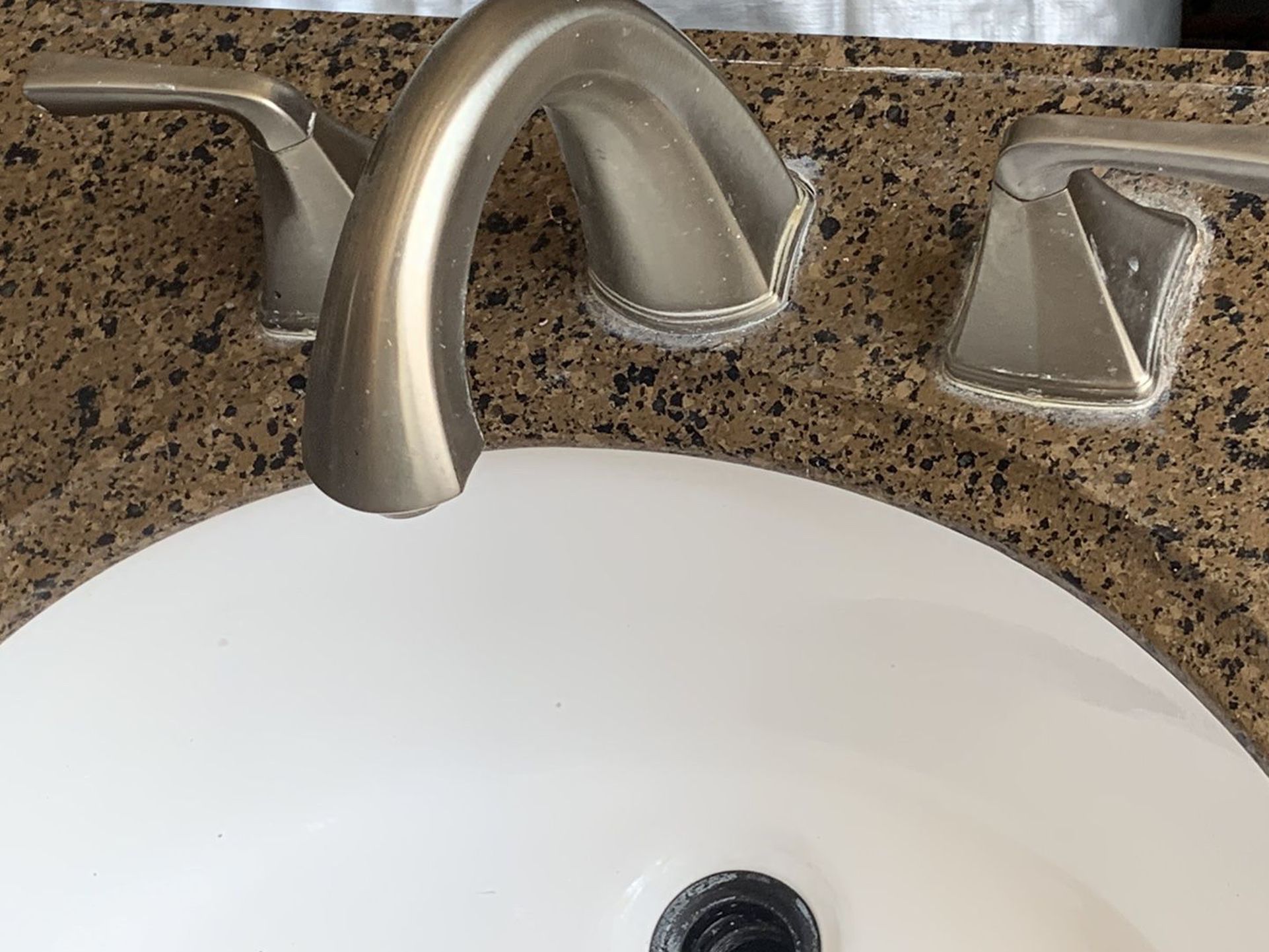 37” X 22” Granite Vanity Top With Faucet 