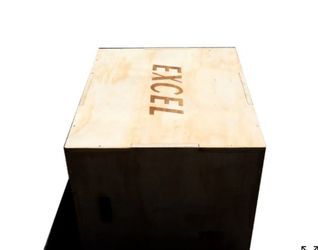 NEW-Wooden Plyo Box 3 in 1-IN BOX, SHIPPING AVAILABLE, GYM EQUIPMENT
