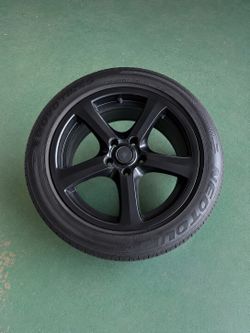 17x7.5 Sport Edition F7 Matte Black Wheels w/ Toyo Tires – 5x114.3 – Fits Honda Accord, Civic & More