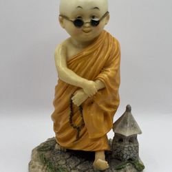 Vintage Happy Monk With Sunglasses Vinyl Figure