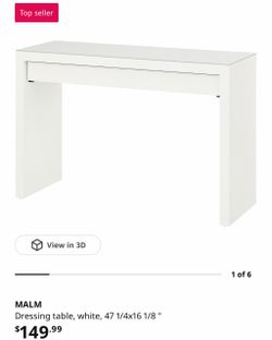 Ikea makeup’s desk