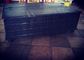 Handcrafted storage chests made in India