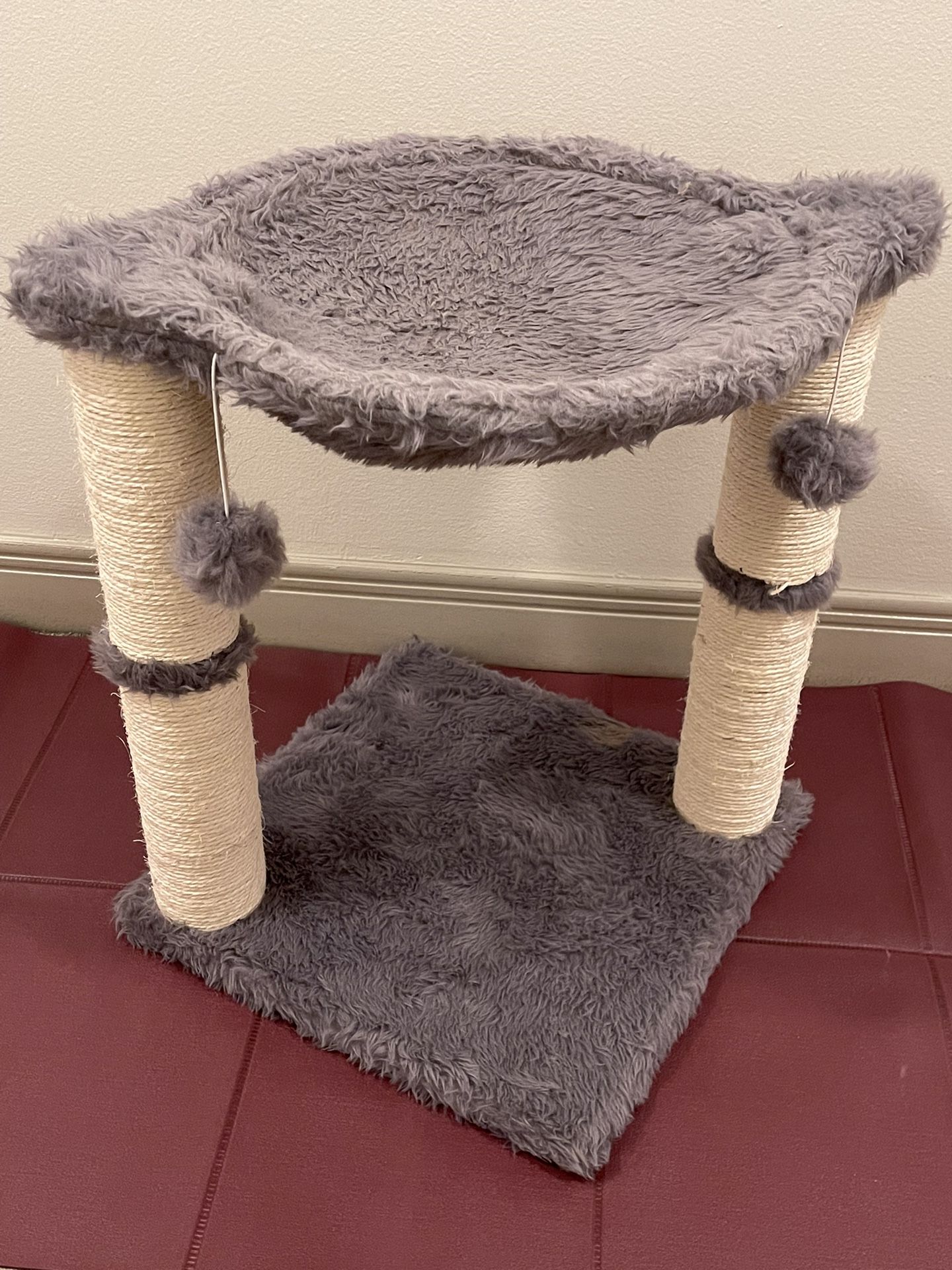 Large, Heavy, 2-Deck CAT SCRATCHING POST & BED (unassembled) - prices as posted are firm.