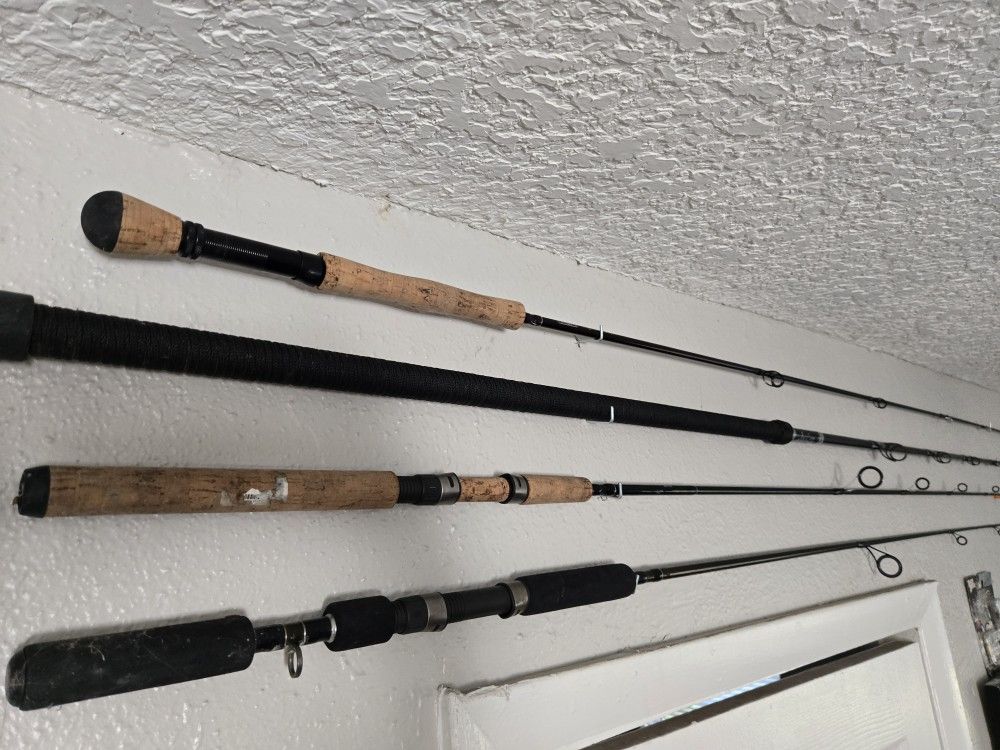 Fly Fishing Rod And Real. Little Wight Fishing Rod Both. Deep Sea Fishing Rod Costume Made$1