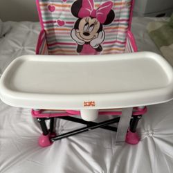 Kids High Chair. Use With Or Without Tray. Easy Strap To Chair. Easy Fold And Go. 