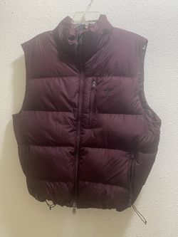 New Polo Ralph Lauren Red/burgundy Reversible Down Vest XL Men 