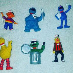 Vintage Mini Sesame Street Character Figurines