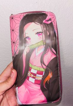 Roffatide Anime Wallets Kamado Nezuko Zipper Wallet