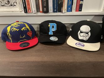 Superman/Star Wars/Cookie Monster Bundle Teen/Kids Hats