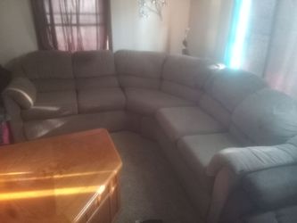 Sectional with coffee table