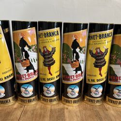 Authentic Fernet Branca Collectors Tins (6)