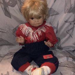 Cindy Marschner Porcelain Baby Boy Doll