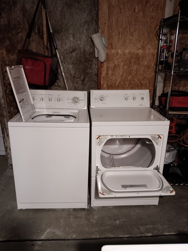 Set Kenmore Washer And Gas Dryer Exelent Condition Super Capacity Work Fine