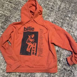 Billie Eilish Tour Hoodie Size Medium