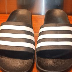 Adidas Adilette Shower Slides - Black/White