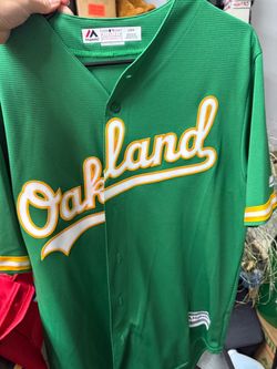 Oakland A's Majestic MLB Baseball Jersey Size L