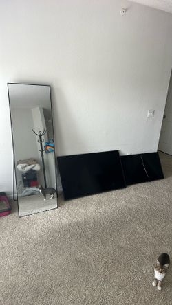 2 TVs And Mirror