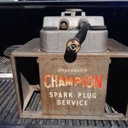Antique Champion Spark Plug Cleaner