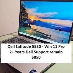 Dell Latitude 5530 w/ 2+ Years of Support
Remaining 