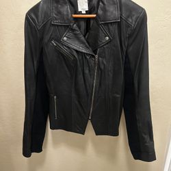 Leather Jacket, Halogen Women’s XL
