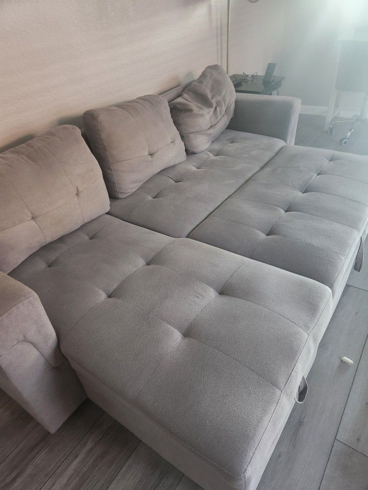 Free Sofa, End Tables, Floor Lamp, Office Chair, Small Dog Crate, Etc