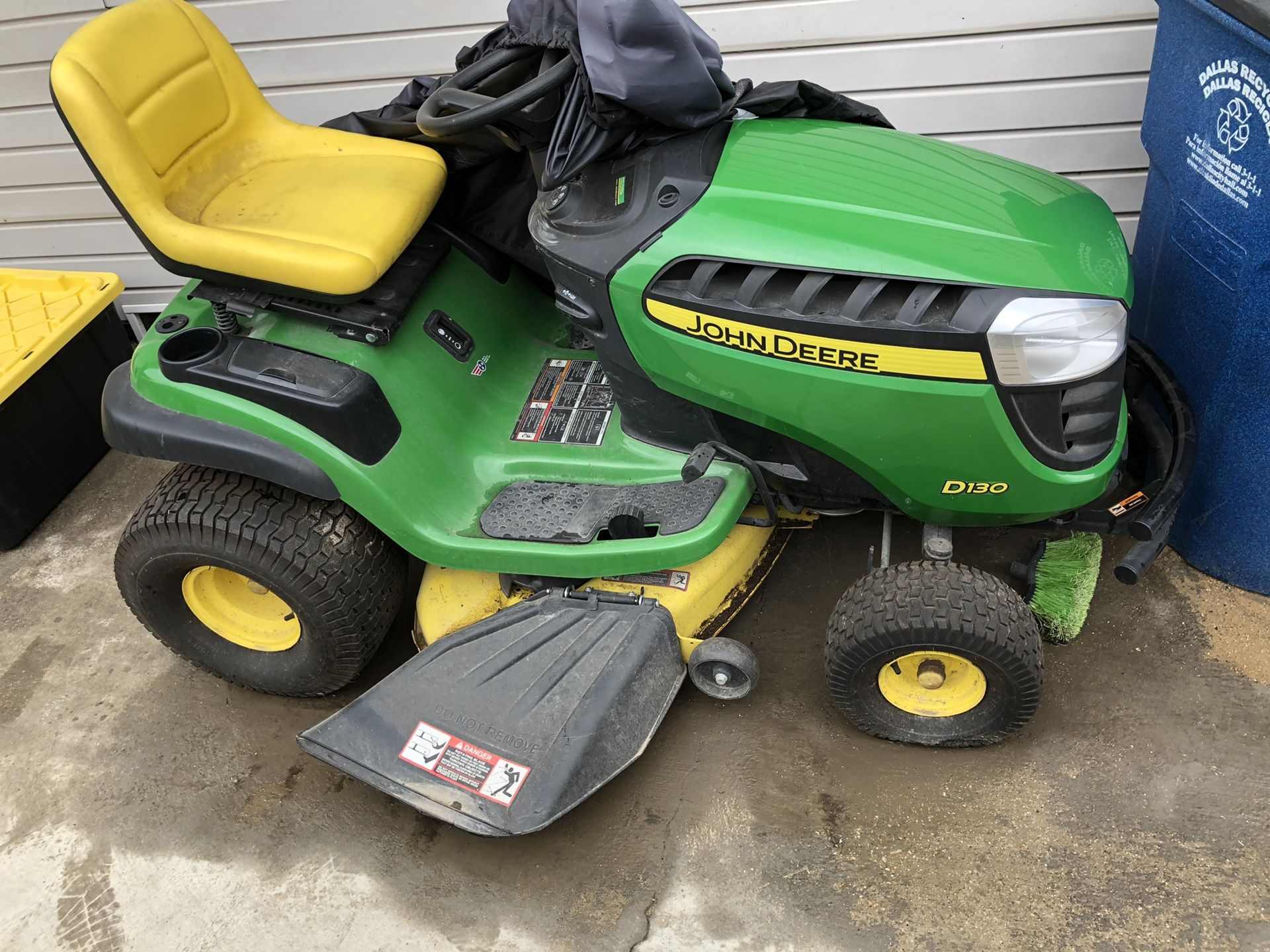 John Deere riding lawn mower D130 for Sale in Dallas, TX OfferUp