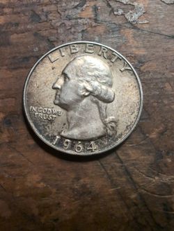1964 D 25 Cent  90% Silver
