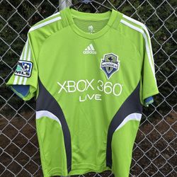SEATTLE SOUNDERS FC 2009/2010 HOME FOOTBALL SHIRT SOCCER JERSEY  ADIDAS Medium 