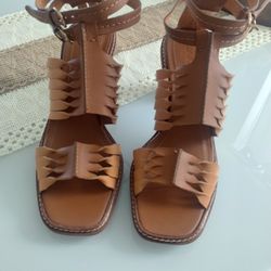 ULLA JOHNSON Madeira Twisted Sandals Sz EU40/US9-9.5