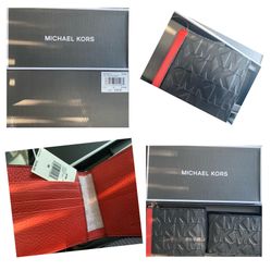 Michael Kors Wallet Black & Red