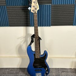Fender Squire Precision Bass Guitar W/ Fender Rumble 40 Bass Amp.