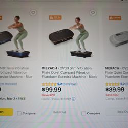 Merach CV30 Slim Vibration Plate