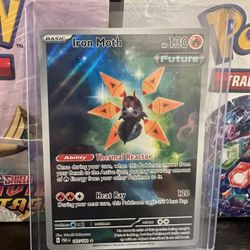 Pokemon Card: Iron Moth - 187/182 - SV04: Paradox Rift 