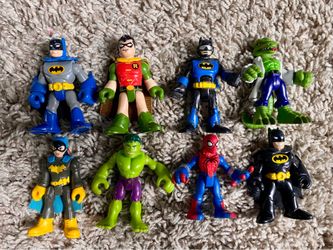 Imaginext Superhero Figure LOT Of 8