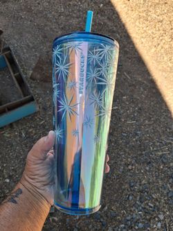 Starbucks Snowflake Cold Cup Tumbler with Straw