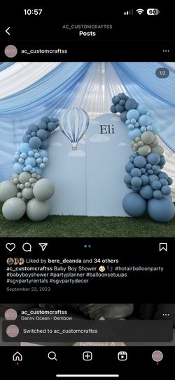 Balloon Party Set Up 