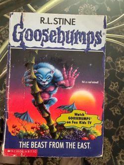 R.L. Stine Goosebumps #43 The Beast from the East TRUE 1st Printing May 1996 First Edition