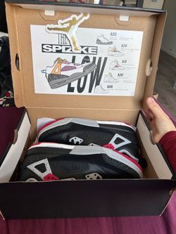 Air Jordan 4 Retro Black Red Sneakers