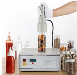 Induction Bottle Cap Sealer 10-50mm Handheld Heat Sealing Machine with Counting Function for Plastic Glass Bottles of Flat and Pointed Cap (110V)