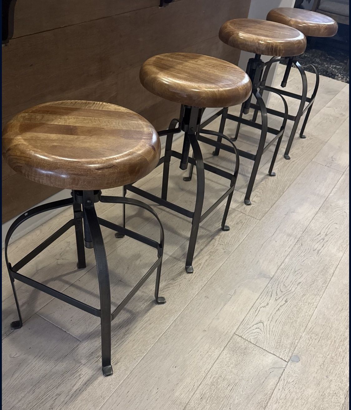 World Market Swivel Barstools set of 4